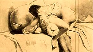 Vintage erotic art sparks intriguing retro cartoon vibes