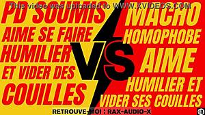 French Master Dominates Weak Gay Sub!