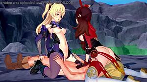 Two archer girls hentai!