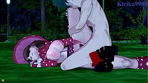 kinoko, mei, and izuku in wild 3d hentai sex action