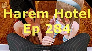 Harem Hotel 284 unfolds in anime hotel game