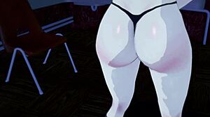 Itsuka Kendo Squirts During Intense Masturbation In 3D Hentai