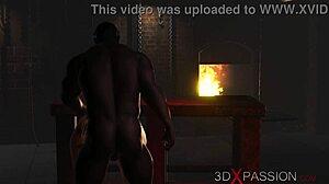 Why does this gagged sub-slut crave black cock fucking her big tits?