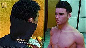 Exploring the chick route in Being a Dik episode 214 with anime hentai elements.