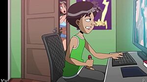 Min stedmor fangede mig i at rønne, for helvede det er vildt