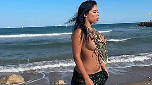 Mermaid fantasy with deepthroat big cock action