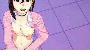 וואו! Ayase Momo הרזה 18+ סקווירטית חזק באחידה!