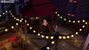 Catgirl Enjoys Creampie Before Fireworks.