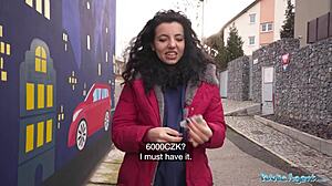 Public agent bangs teen after a funny rock paper scissors loss! 😂