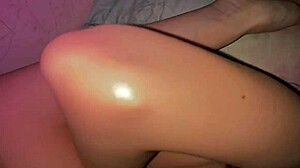 Old Stepdad And Young Teddy Bear Play