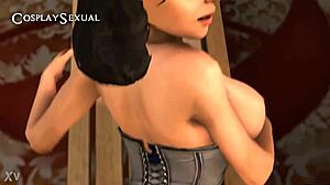 3D Sexual Interrogation - Intense Cosplay Action in Hentai Cartoon Scene