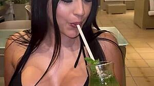 fans take me home on first date, cover my big tits with semen