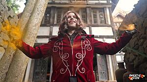 D&D porn adventure part II - rain of gold with tight cosplay action