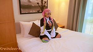 Mitsuri 패배, 보지랑 항문 망가졌어 - Xreindeers