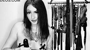 hot dominatrix nika guides joi and cei in steamy video.