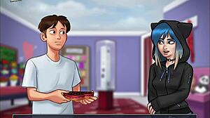 Summertime saga episode 153 with cartoon teens 😊