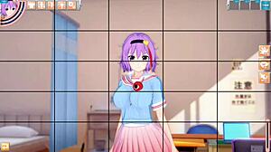 Satori's massive tits get rubbed in this 3D anime hentai.