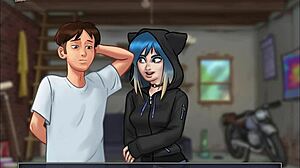 Summertime saga episode 153 with cartoon teens 😊