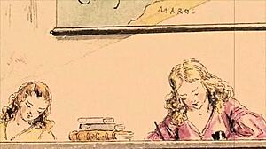 Check out these vintage erotic drawings from classic hentai.