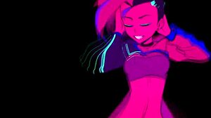 Moikaloop does a sexy dance in this hentai anime