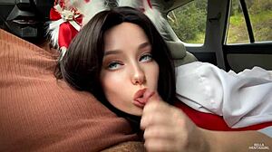 Sweet teasing blowjob by Bella Hentaigirl!