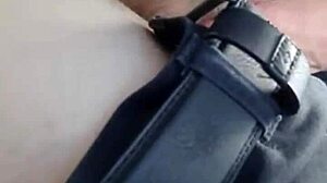 Dialogic Morning blowjob for my buddy in the car, sloppy cum in mouth!