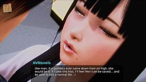 College Brunette with Big Tits Stars in Erotic Academy 177 Cartoon Adventure