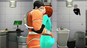 uhh, danny phantom bangs his mom in sims 4 game