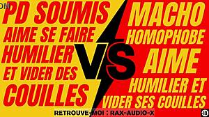 French Master Dominates Weak Gay Sub!