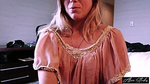 Business Trip Turns Into Cheating Wife’s Hot Shower Sex in POV Action