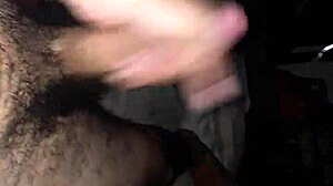 He arrives home, stroking his big cock while thinking of you.