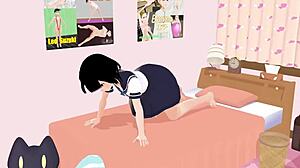 mia shows in sailor uniform