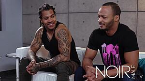 Stepsister's boyfriend reveals he's gay. I fuck him hard with big black cock.