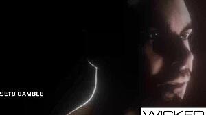 wicked freya parker fucks and rides dick cyberspace