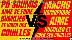 French Master Dominates Weak Gay Sub!