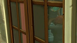 Cute asian teen 18+ is suspected of shoplifting at the store