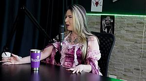 Raphaela Savanah embraces cuckold thrill recording boyfriend in sheer red halloween costume