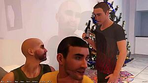 Christmas Party Turns Wild with Fat Cock Action