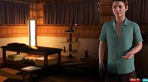 Milf Massages Cock in Treasure of Nadia