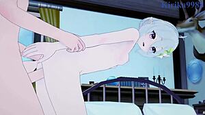 Kokkoro and chieru have intense sex in princess connect re dive hentai