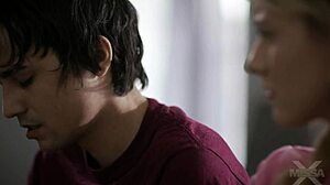 Missax star Melody Marks uses her words while getting deepthroated in socks. Her small tits bounce with every thrust.