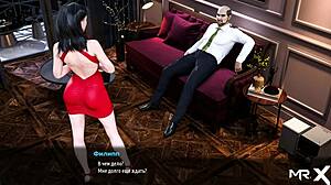 Fashion business game where pussy gets groped in episode 72