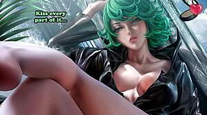 Tatsumaki From One Punch Man Enjoys Worship And Jerk Off Instructions!