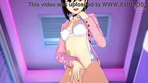 젠장! 마른 18+ 틴 아야세 모모가 유니폼 입고 세게 분출해!