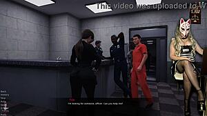 Prison Guard Ep 1: Double Penetration in Wild Game