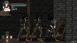 Adventurer navigates nightless slums underground passage