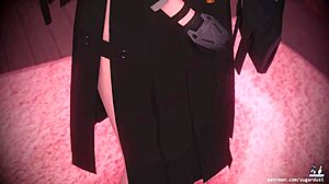 hoshimi miyabi gives service with monster cock blowjob and pussy in sugardust