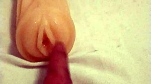 Playing Hard with Artificial Pussy Toy