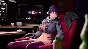 Teen babe gives blowjob to not brother