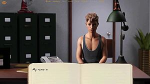 Ej, čisto sem znorel, ko sem spoznal novega gej sostanovalca v 3D porno igri!